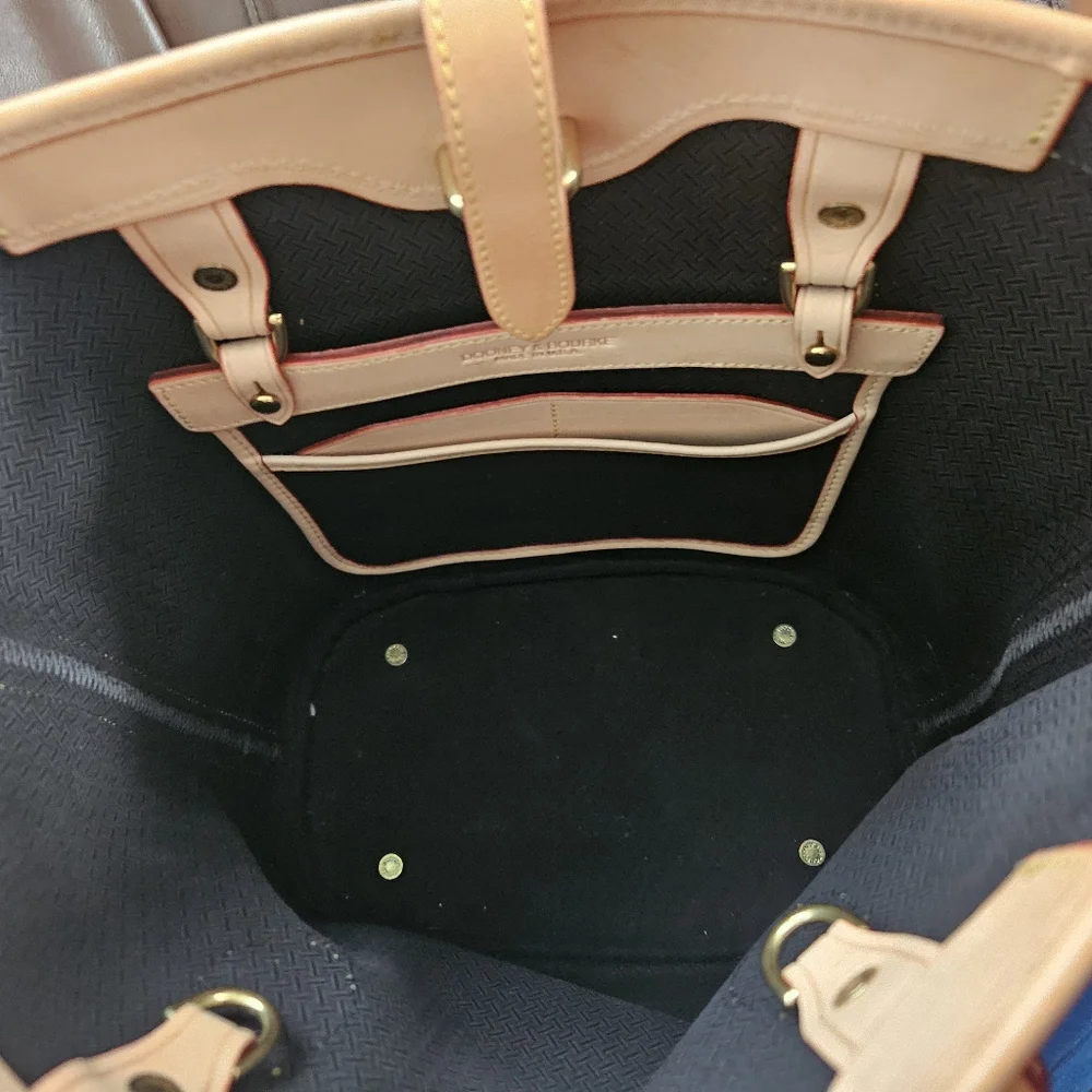 Vintage Dooney & Bourke Cabriolet Bucket Tote Bag GUC